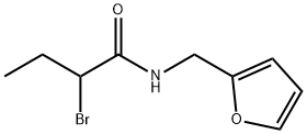 2-bromo-N-(2-furylmethyl)butanamide Struktur