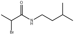 2-bromo-N-(3-methylbutyl)propanamide Struktur