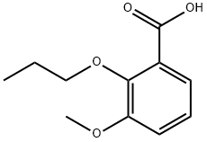 3-methoxy-2-propoxybenzoic acid Struktur