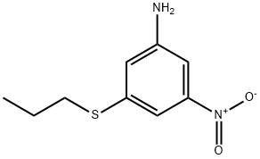 [3-硝基-5-(丙基硫代)苯基]胺, 899710-41-9, 結(jié)構(gòu)式