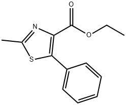 ethyl 2-methyl-5-phenyl-1,3-thiazole-4-carboxylate Struktur