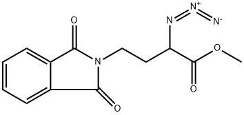 methyl 2-azido-4-(1,3-dioxo-1,3-dihydro-2H-isoindol-2-yl)butanoate Struktur