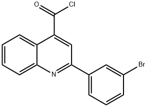 2-(3-bromophenyl)quinoline-4-carbonyl chloride Struktur