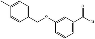 3-[(4-methylbenzyl)oxy]benzoyl chloride Struktur