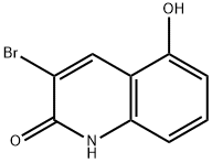 3-Bromo-5-hydroxy-2(1H)-quinolinone Struktur