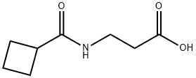 N-(Cyclobutylcarbonyl)-beta-alanine Struktur