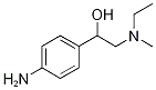 1-(4-Amino-phenyl)-2-(ethyl-methyl-amino)-ethanol Struktur