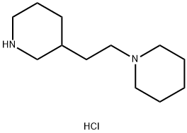 1-[2-(3-Piperidinyl)ethyl]piperidinedihydrochloride Struktur