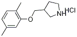 3-[(2,5-Dimethylphenoxy)methyl]pyrrolidinehydrochloride Struktur