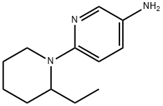 6-(2-Ethyl-1-piperidinyl)-3-pyridinamine Struktur