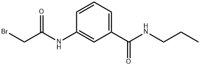 3-[(2-Bromoacetyl)amino]-N-propylbenzamide Struktur