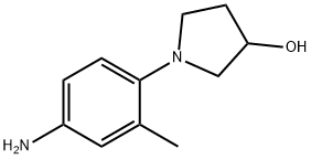 1-(4-Amino-2-methylphenyl)-3-pyrrolidinol Struktur