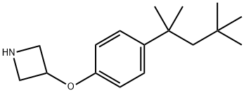 3-[4-(1,1,3,3-Tetramethylbutyl)phenoxy]azetidine Struktur