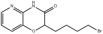 2-(4-Bromobutyl)-2H,3H,4H-pyrido-[3,2-b][1,4]oxazin-3-one Struktur