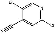 5-Bromo-2-chloroisonicotinonitrile Struktur