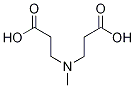 N-(2-Carboxyethyl)-N-methyl-beta-alanine Struktur