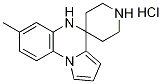 7-Methyl-4,5-dihydrospiro[pyrrolo(1,2-a)-quinoxaline-4,4'-piperidine] hydrochloride Struktur