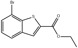 Ethyl 7-bromo-1-benzothiophene-2-carboxylate Struktur