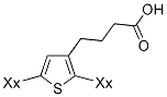 POLY [3-(3-CARBOXYPROPYL)THIOPHENE-2,5-DIYL] Struktur