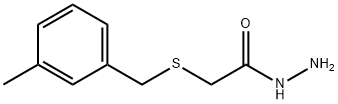 2-[(3-METHYLBENZYL)THIO]ACETOHYDRAZIDE Struktur