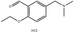 5-DIMETHYLAMINOMETHYL-2-ETHOXY-BENZALDEHYDEHYDROCHLORIDE Struktur