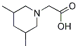 (3,5-DIMETHYLPIPERIDIN-1-YL)ACETIC ACID Struktur