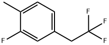 2-FLUORO-1-METHYL-4-(2,2,2-TRIFLUOROETHYL)BENZENE Struktur