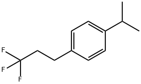 1-Isopropyl-4-(3,3,3-trifluoropropyl)benzene Struktur