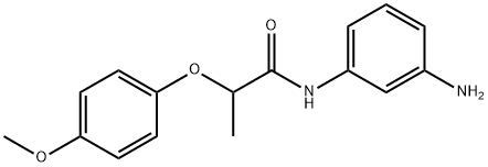 N-(3-Aminophenyl)-2-(4-methoxyphenoxy)propanamide Struktur