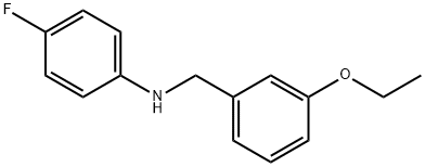 N-(3-Ethoxybenzyl)-4-fluoroaniline Struktur