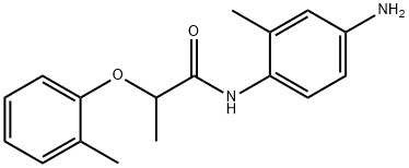 N-(4-Amino-2-methylphenyl)-2-(2-methylphenoxy)-propanamide Struktur