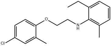 N-[2-(4-Chloro-2-methylphenoxy)ethyl]-2-ethyl-6-methylaniline Struktur