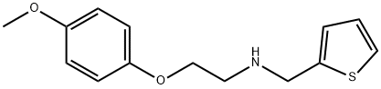 N-[2-(4-Methoxyphenoxy)ethyl]-N-(2-thienylmethyl)amine Struktur