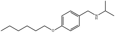 N-[4-(Hexyloxy)benzyl]-2-propanamine Struktur