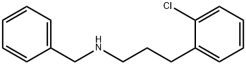 N-Benzyl-3-(2-chlorophenyl)-1-propanamine Struktur