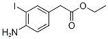 Ethyl  (4-Amino-3-iodophenyl)acetate Struktur