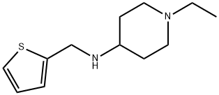 1-ethyl-N-(thien-2-ylmethyl)piperidin-4-amine Struktur