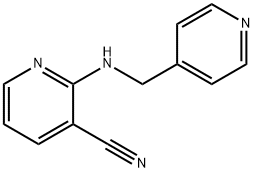 2-[(pyridin-4-ylmethyl)amino]nicotinonitrile Struktur