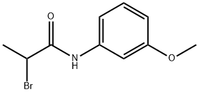 2-bromo-N-(3-methoxyphenyl)propanamide Struktur