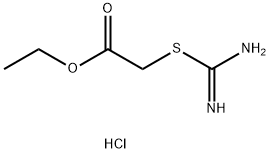 ethyl {[amino(imino)methyl]thio}acetate hydrochloride Struktur