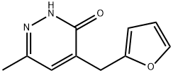 4-(2-furylmethyl)-6-methylpyridazin-3(2H)-one Struktur