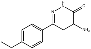 4-amino-6-(4-ethylphenyl)-4,5-dihydropyridazin-3(2H)-one Struktur