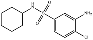 3-Amino-4-chloro-N-cyclohexylbenzenesulfonamide Struktur