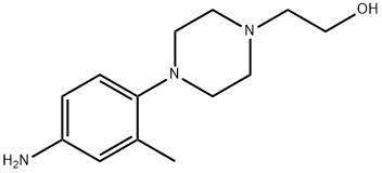 2-[4-(4-Amino-2-methylphenyl)-1-piperazinyl]-1-ethanol Struktur