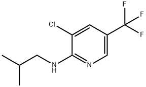 3-Chloro-N-isobutyl-5-(trifluoromethyl)-2-pyridinamine Struktur