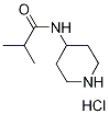 2-Methyl-N-(4-piperidinyl)propanamidehydrochloride Struktur