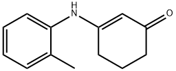 2-cyclohexen-1-one, 3-[(2-methylphenyl)amino]- Struktur