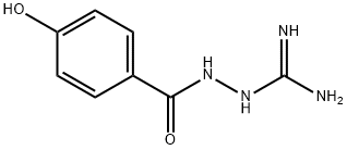 2-(4-Hydroxybenzoyl)hydrazinecarboximidamide Struktur