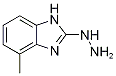 2-Hydrazino-4-methyl-1H-benzimidazole Struktur