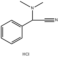 Dimethylamino-phenyl-acetonitrile hydrochloride Struktur